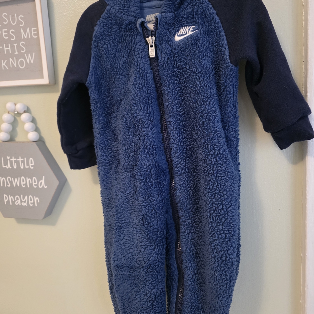 Nike Kids Navy and Blue Fleece